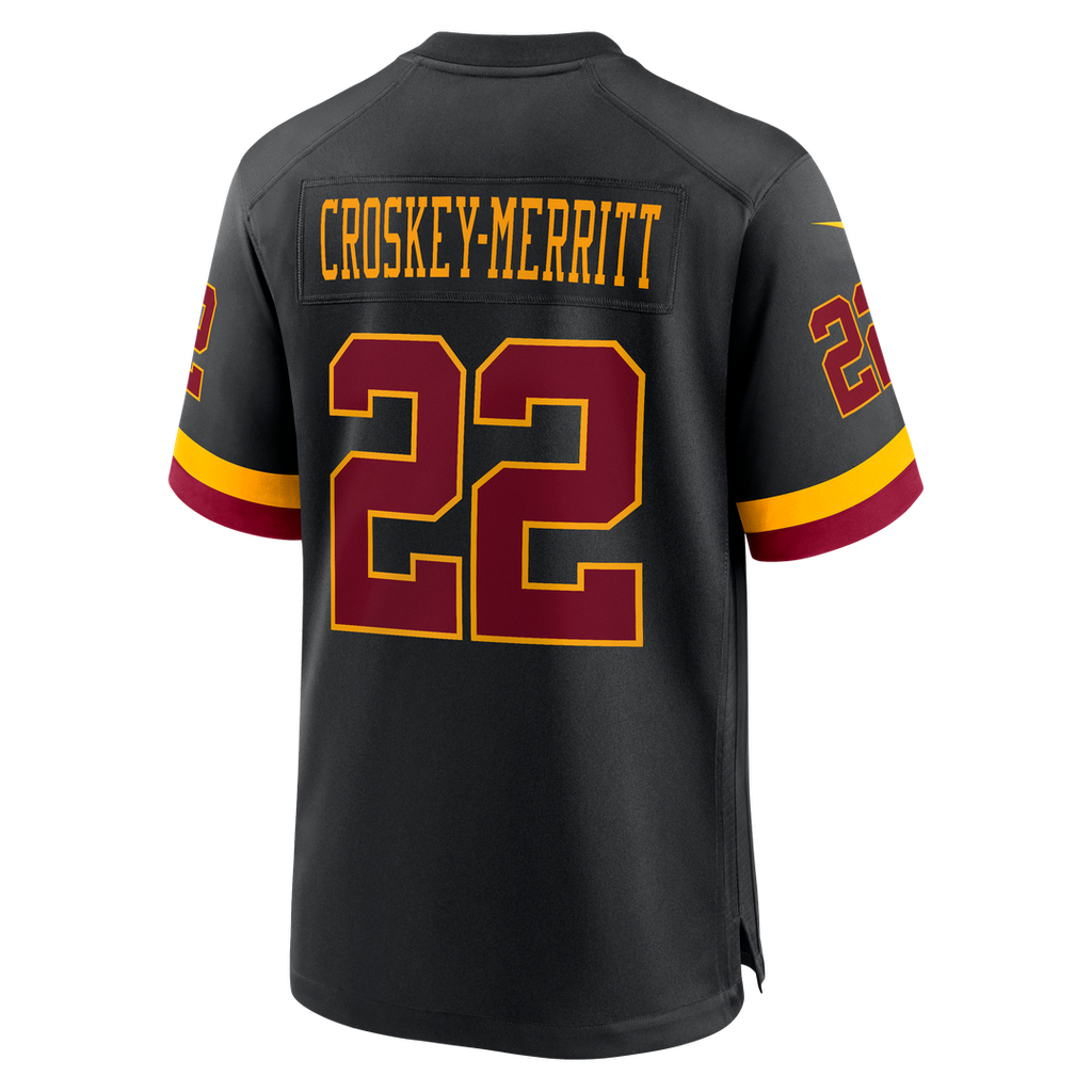 Washington Commanders Jacory Croskey-Merritt Nike Burgundy Game Jersey