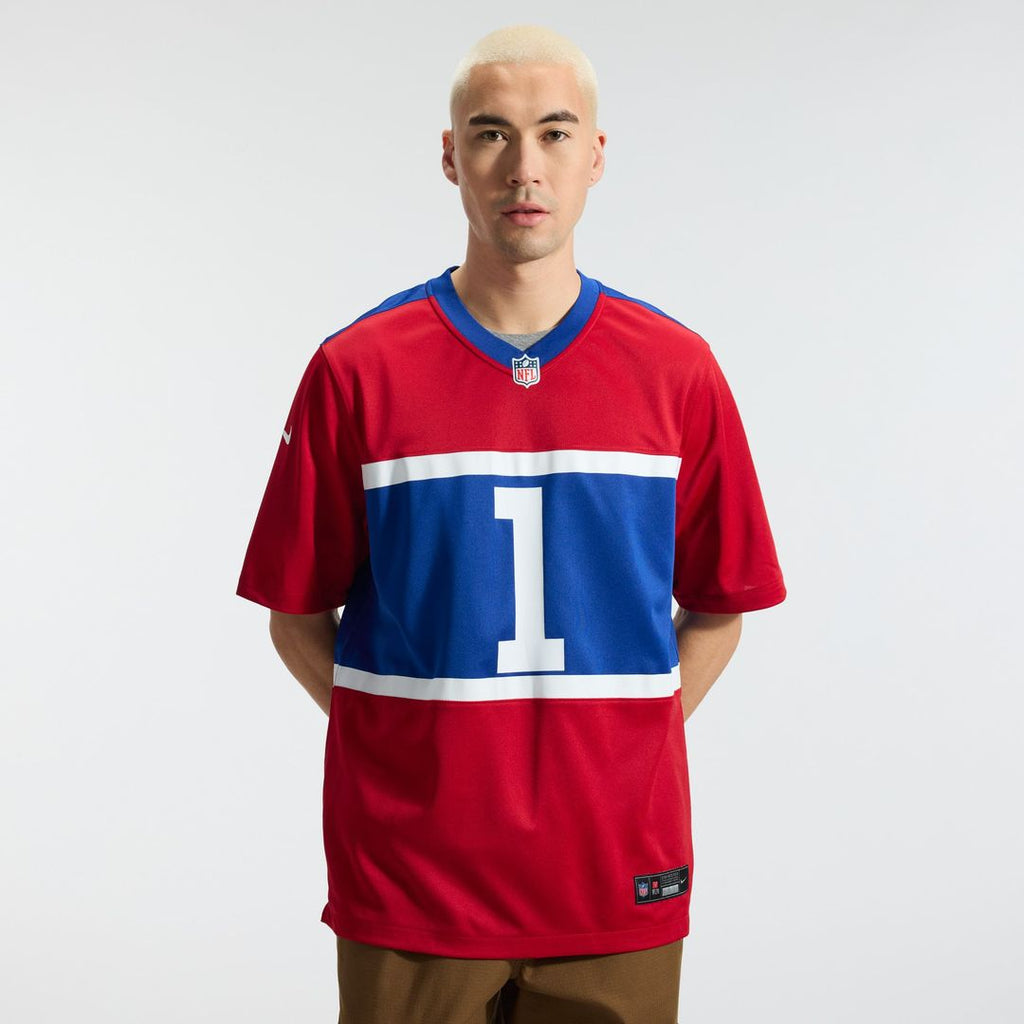 New York Giants Malik Nabers Nike Royal Player Game Jersey
