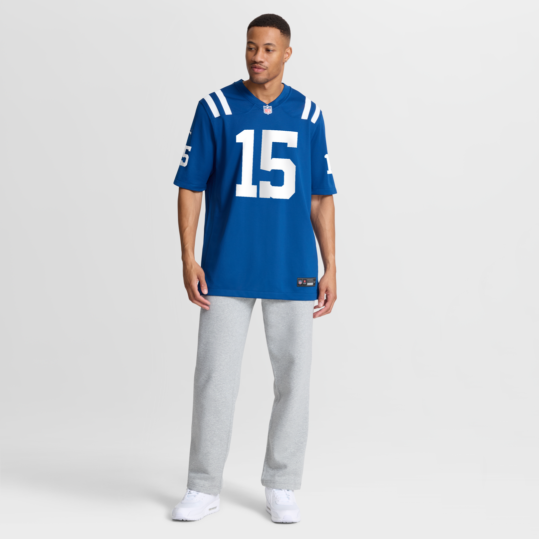 Indianapolis Colts Riley Leonard Nike Royal Team Game Jersey