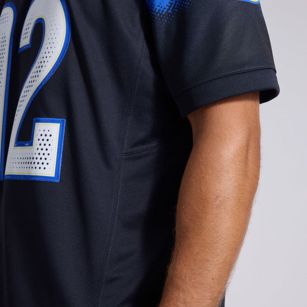 Los Angeles Rams Puka Nacua Nike Dark Blue Rivalries Collection Stitched Limited Jersey