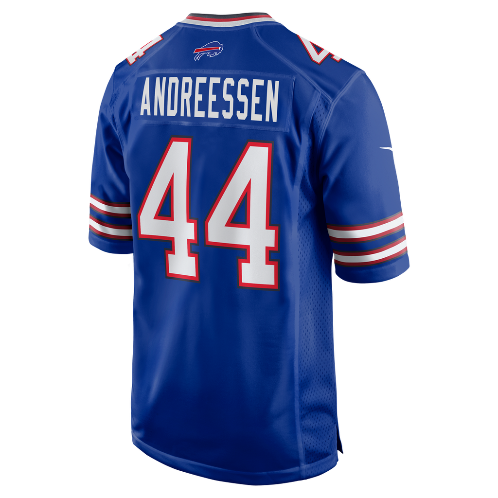 Buffalo Bills Joe Andreessen Nike Royal Game Jersey