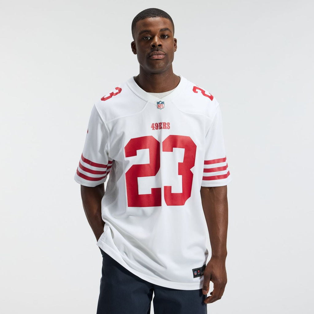 San Francisco 49ers Christian McCaffrey Nike Scarlet Game Player Jersey