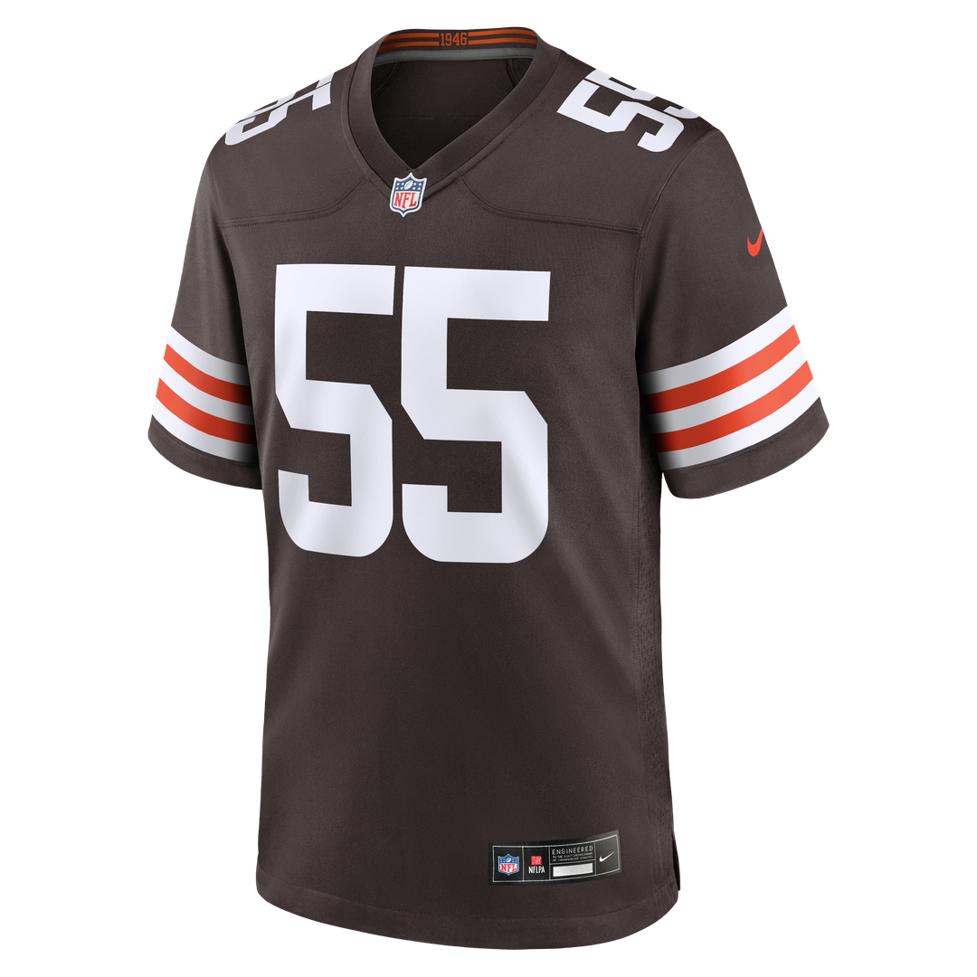 Cleveland Browns Ethan Pocic Nike Brown Game Jersey