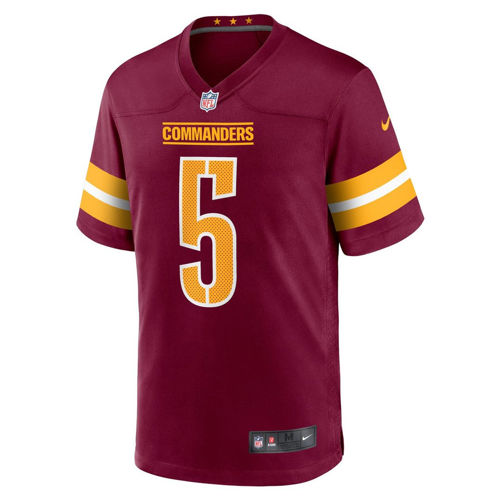 Washington Commanders Jayden Daniels Nike White Player Game Jersey