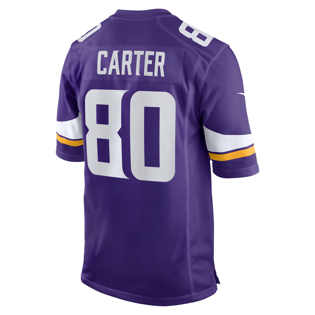 Minnesota Vikings Cris Carter Nike Purple Game Retired Player Jersey