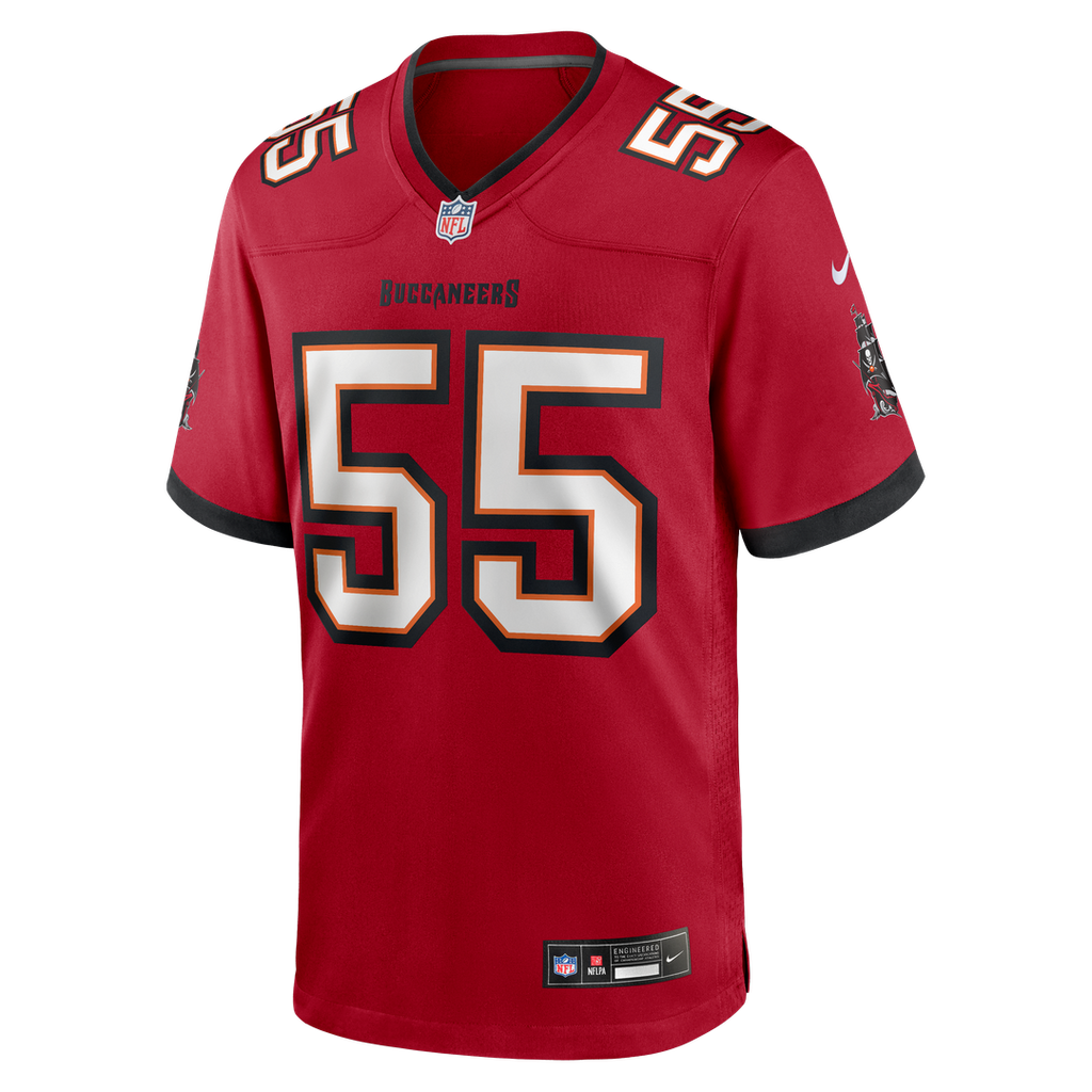 Tampa Bay Buccaneers Derrick Brooks Nike Red Game Retired Player Jersey