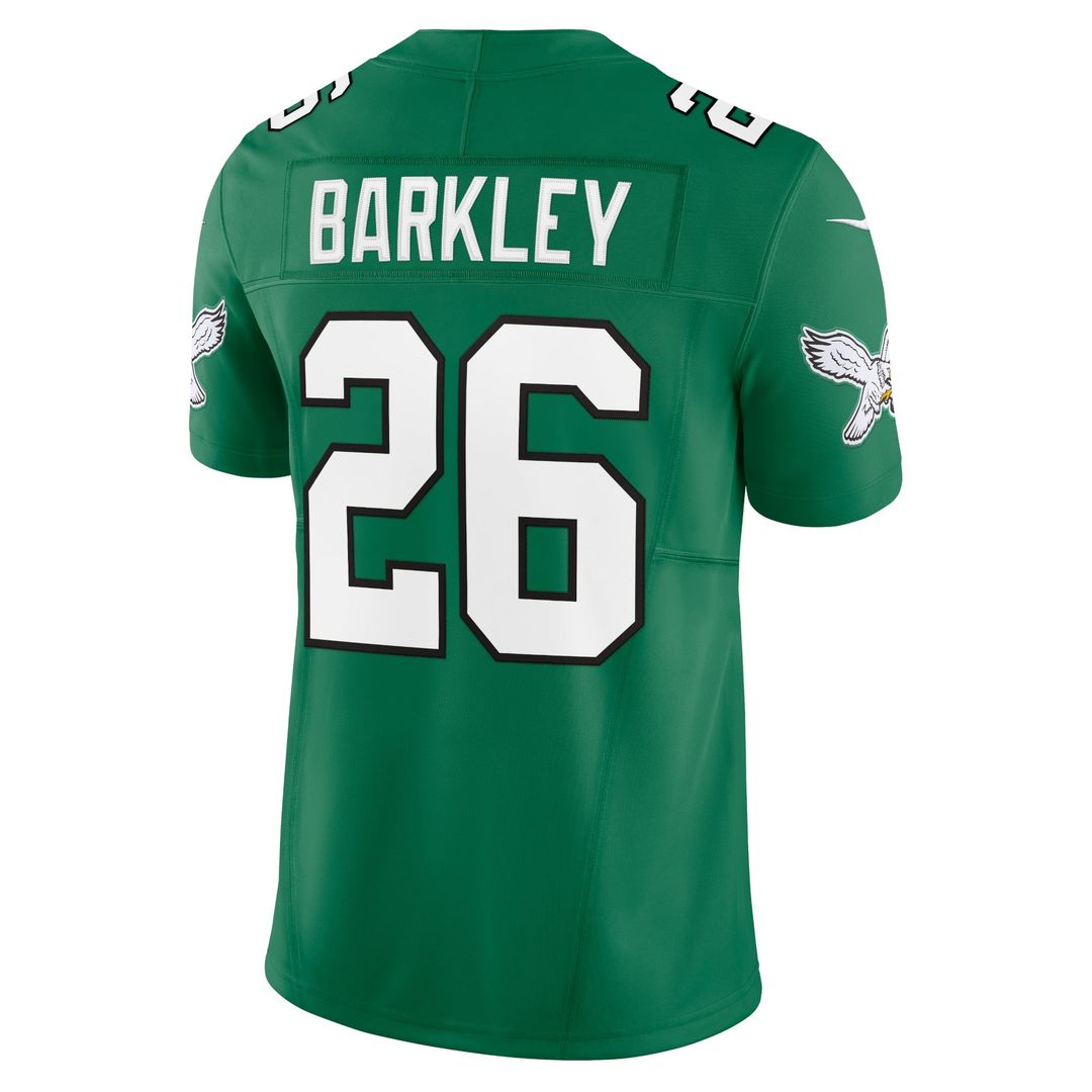 Philadelphia Eagles Saquon Barkley Nike Black Vapor F.U.S.E. Limited Jersey