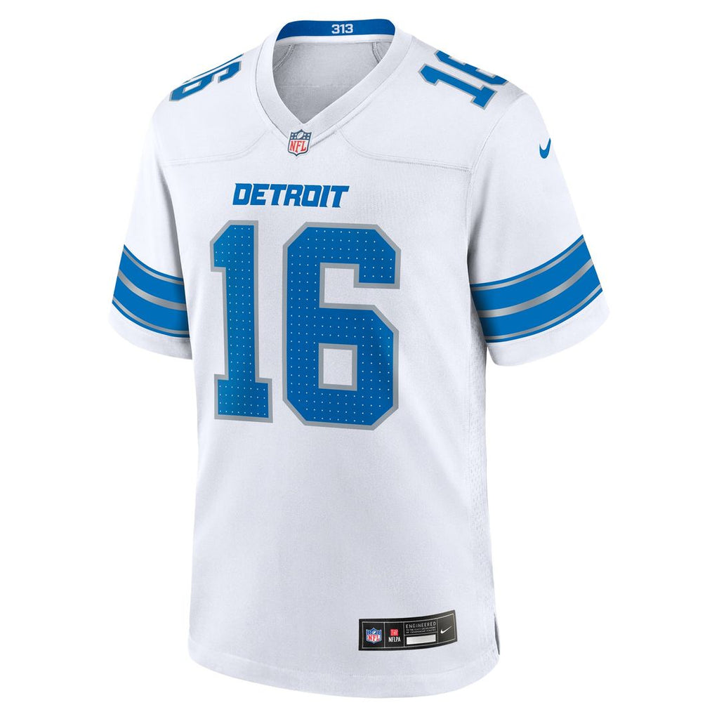 Detroit Lions Jared Goff Nike Blue Game Jersey