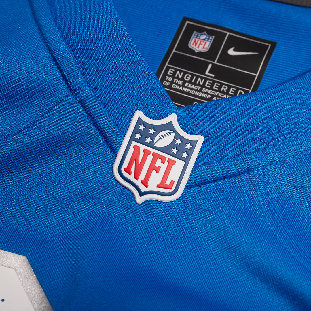 Detroit Lions Blake Miller Nike Blue Team Game Jersey