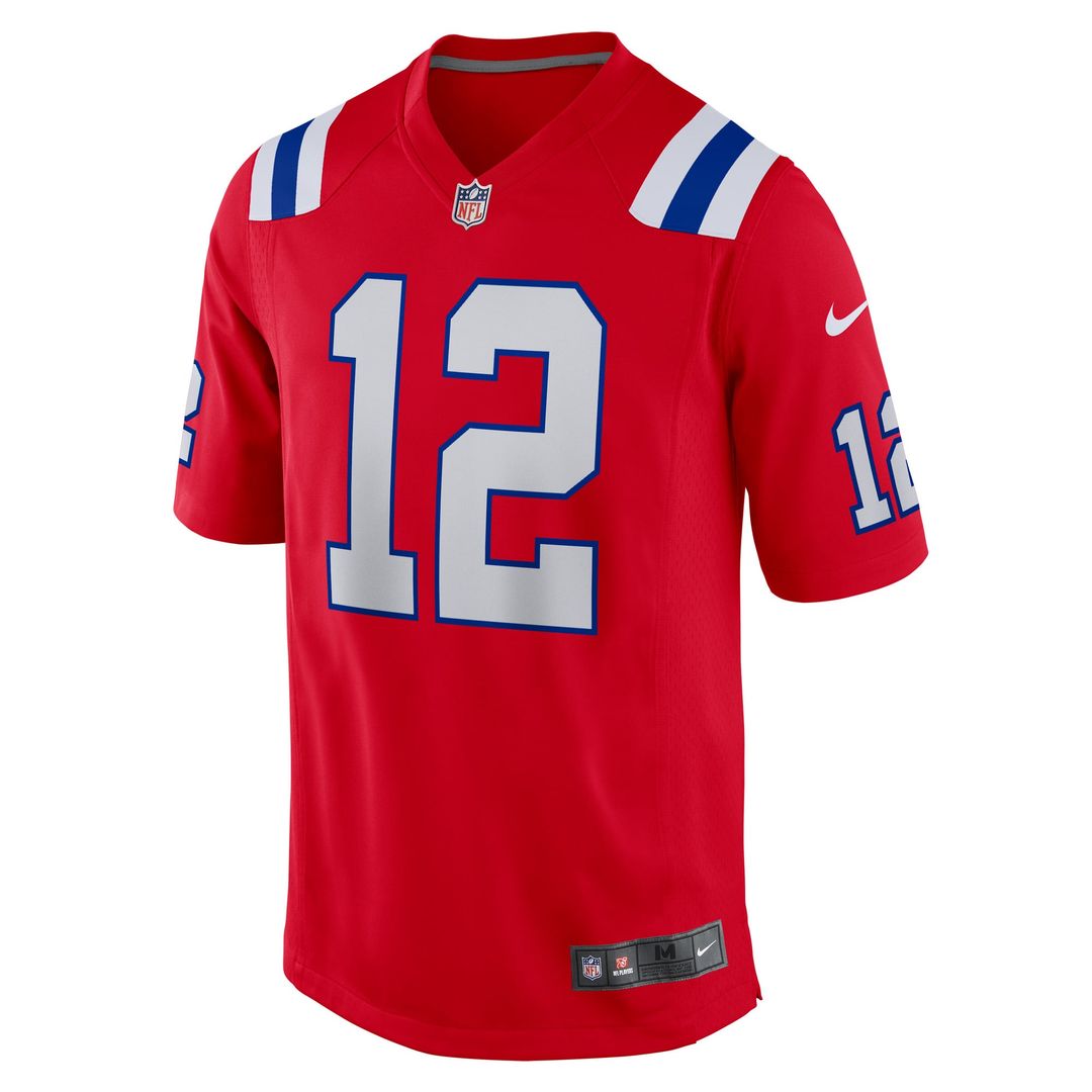 New England Patriots Tom Brady Nike White Retired Game Jersey
