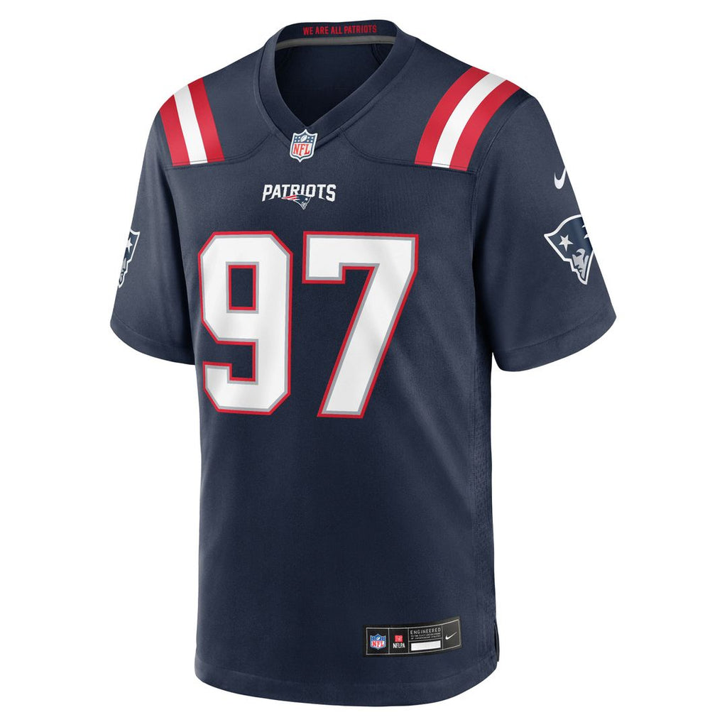 New England Patriots Milton Williams Nike Navy Team Game Jersey