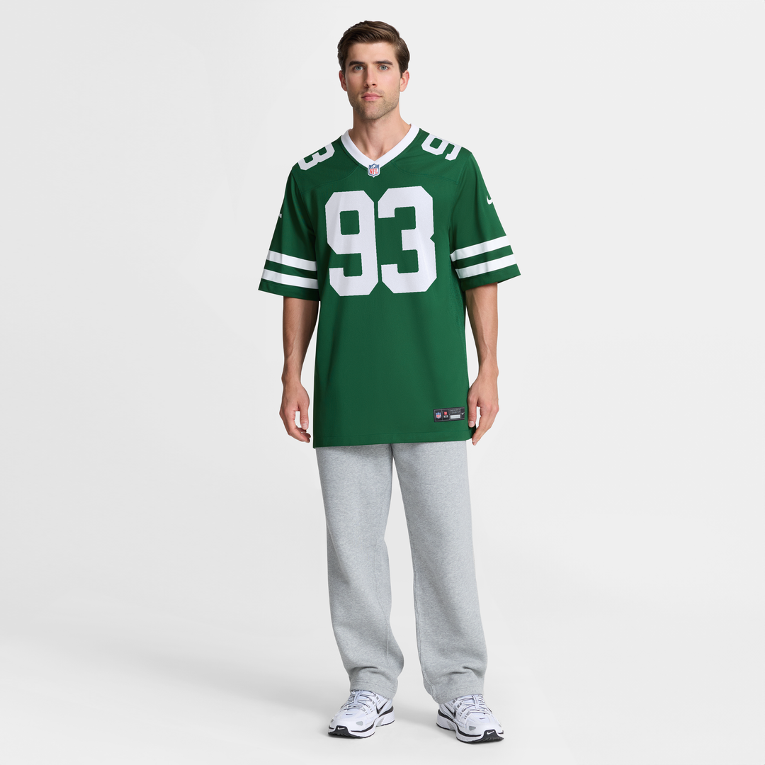 New York Jets Takk McKinley Nike Legacy Green Team Game Jersey