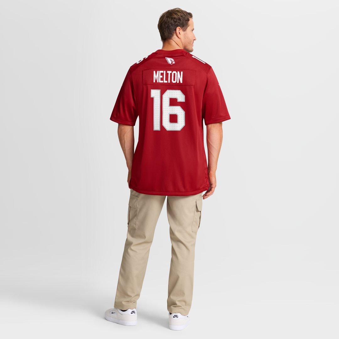 Arizona Cardinals Max Melton Nike Cardinal Team Game Jersey