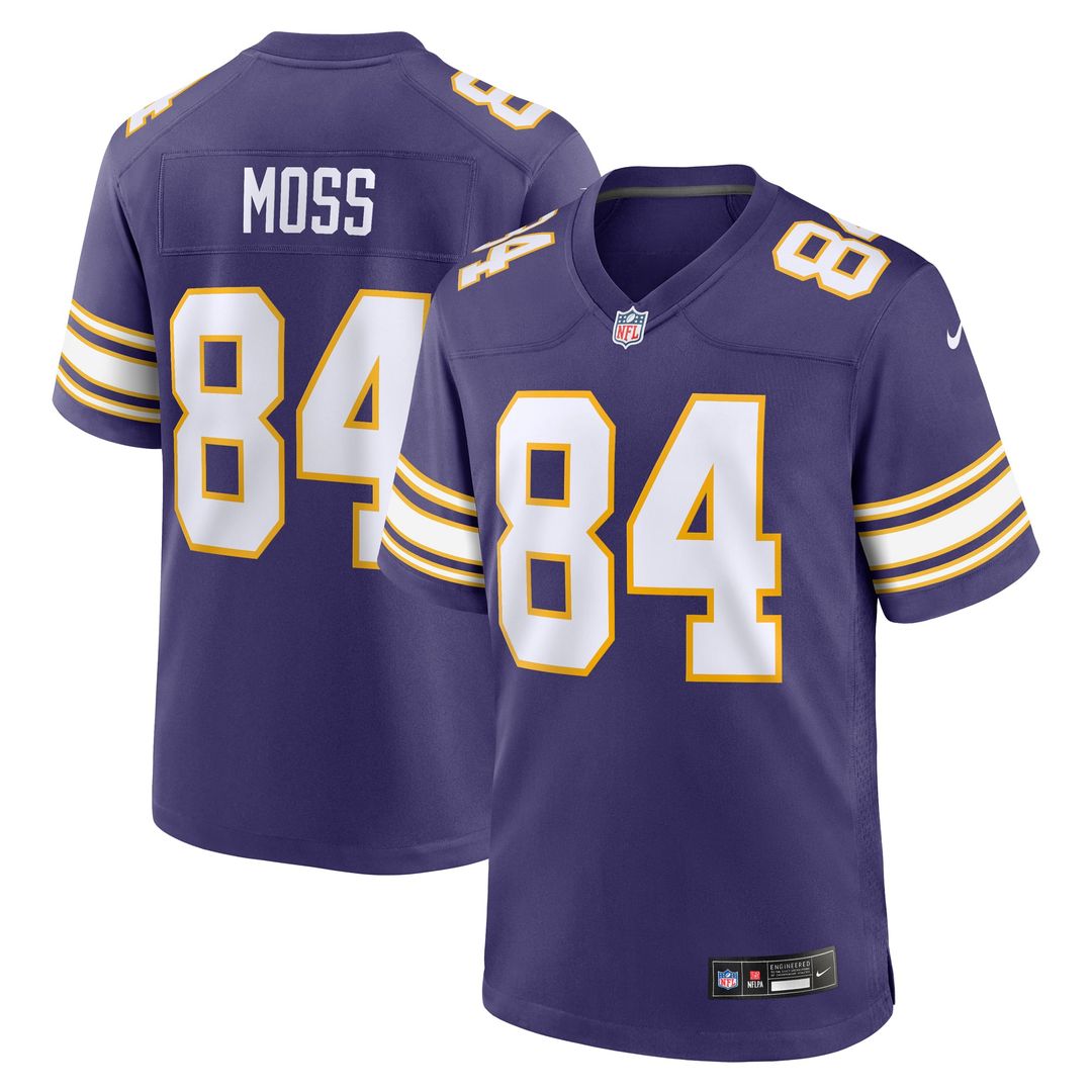 Minnesota Vikings Randy Moss Nike White Alternate Retired Player Game Jersey