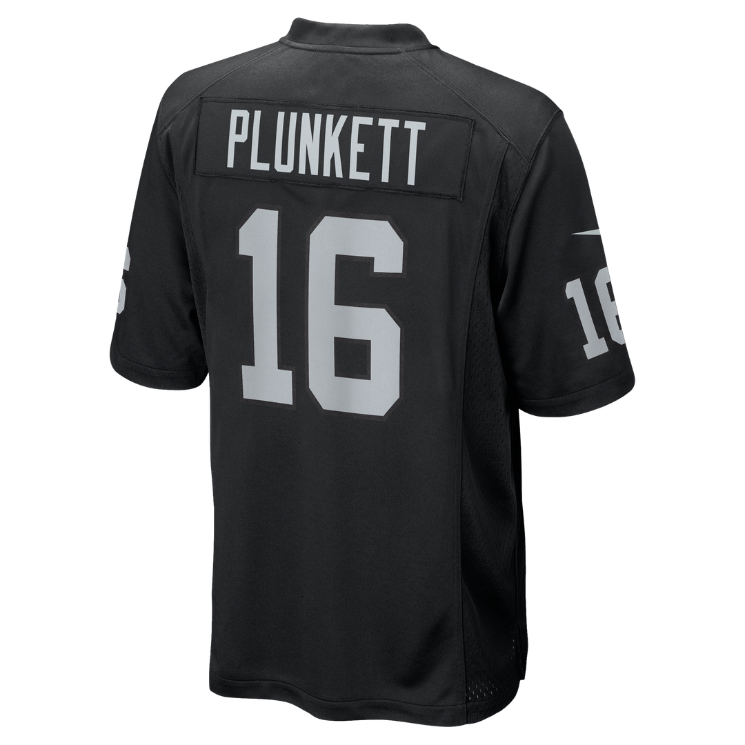 Las Vegas Raiders Jim Plunkett Nike Black Game Retired Player Jersey