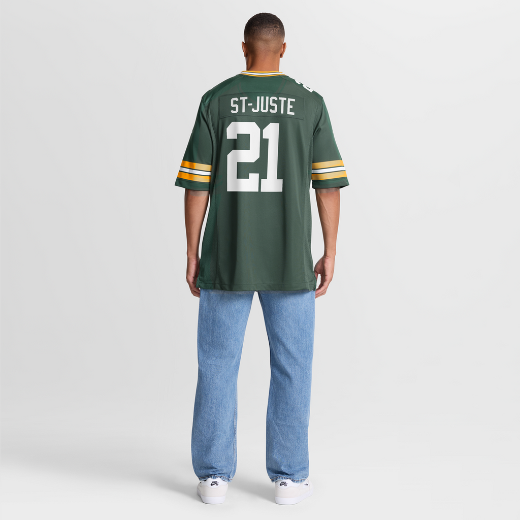 Green Bay Packers Benjamin St-Juste Nike Green Team Game Jersey