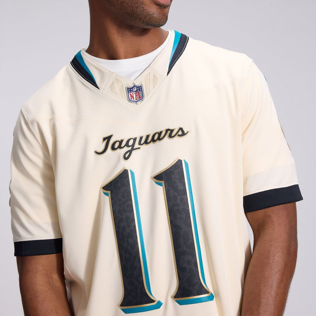 Jacksonville Jaguars Parker Washington Nike Natural 2026 Rivalries Collection Stitched Limited Jersey