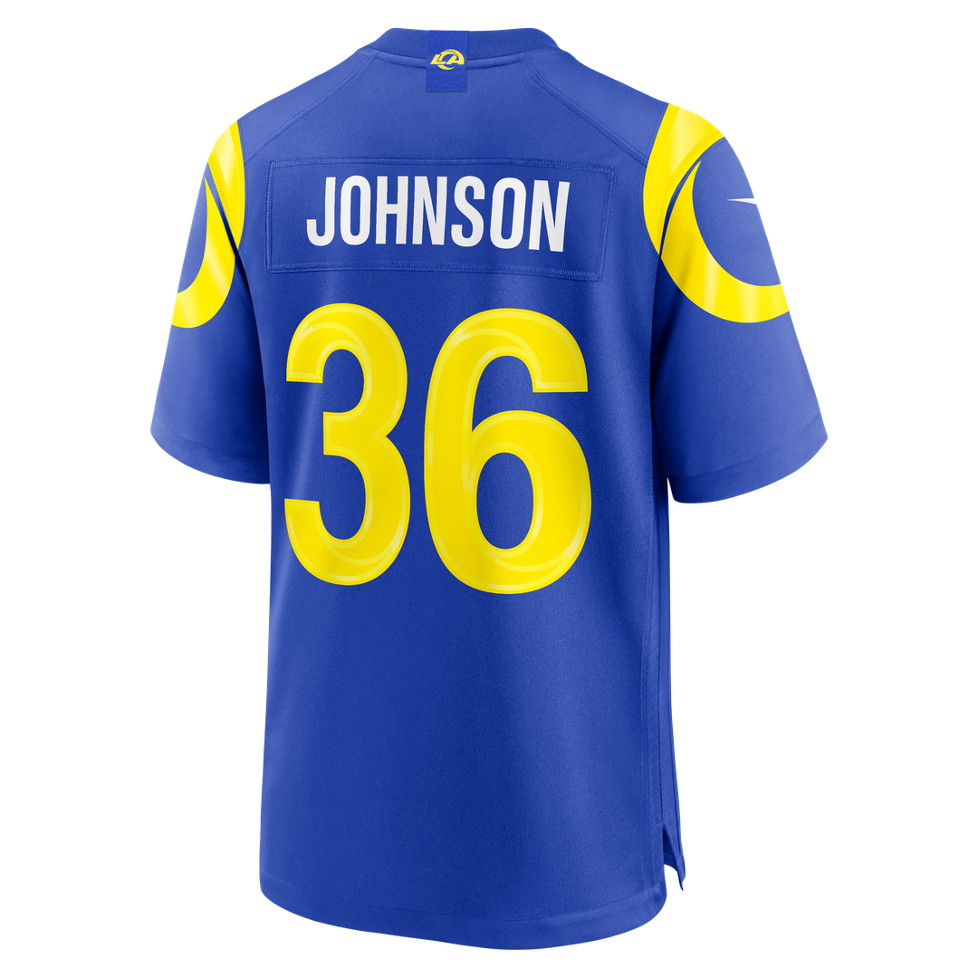Los Angeles Rams Alex Johnson Nike Royal Team Game Jersey