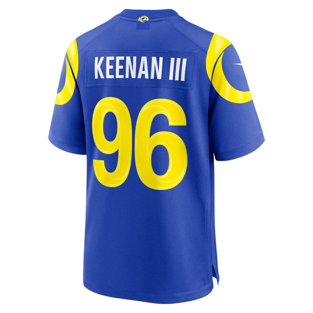 Los Angeles Rams Tim Keenan III Nike Royal Team Game Jersey