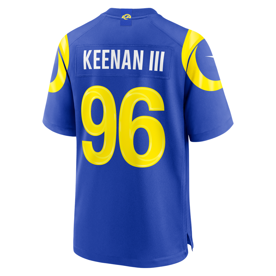 Los Angeles Rams Tim Keenan III Nike Royal Team Game Jersey