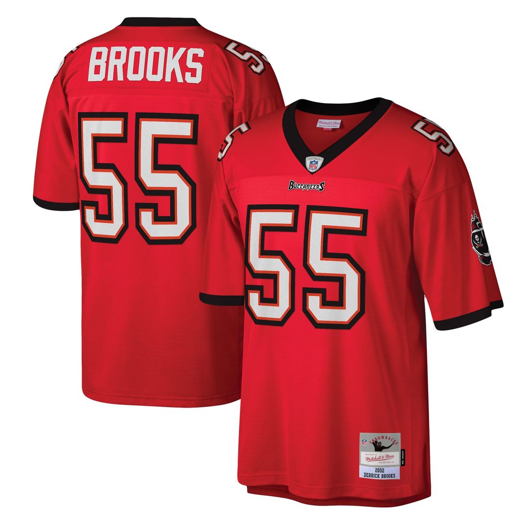 Tampa Bay Buccaneers Derrick Brooks Mitchell & Ness Orange Legacy Replica Jersey