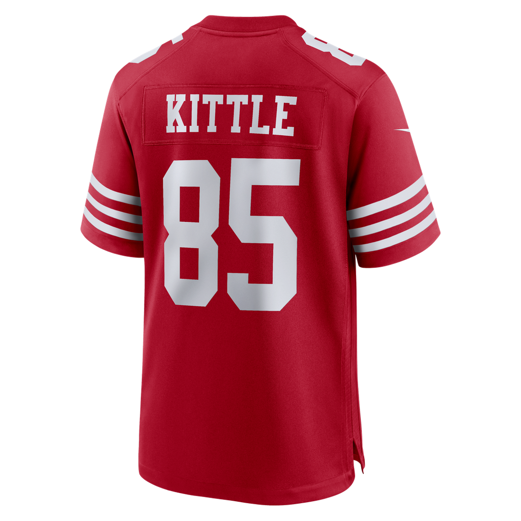 San Francisco 49ers George Kittle Nike White 80th Anniversary Game Jersey