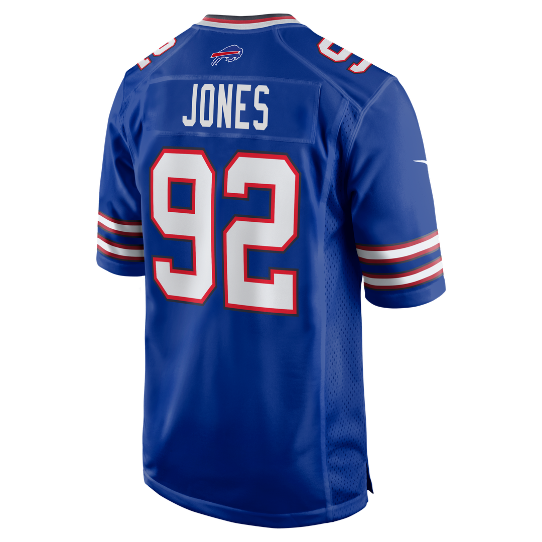 Buffalo Bills DaQuan Jones Nike Royal Game Player Jersey