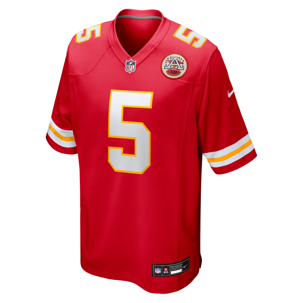 Kansas City Chiefs Mansoor Delane Nike White Game Jersey