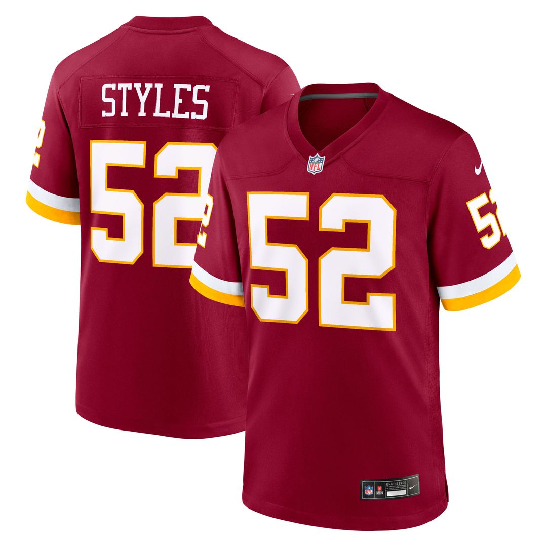 Washington Commanders Sonny Styles Nike White Game Super Bowl Era Jersey