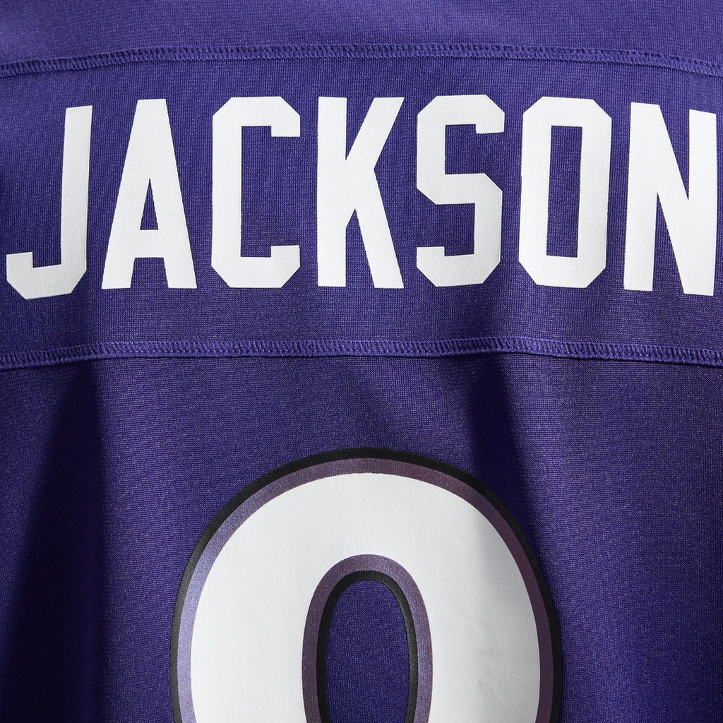 Baltimore Ravens Lamar Jackson Nike Purple Team Game Jersey