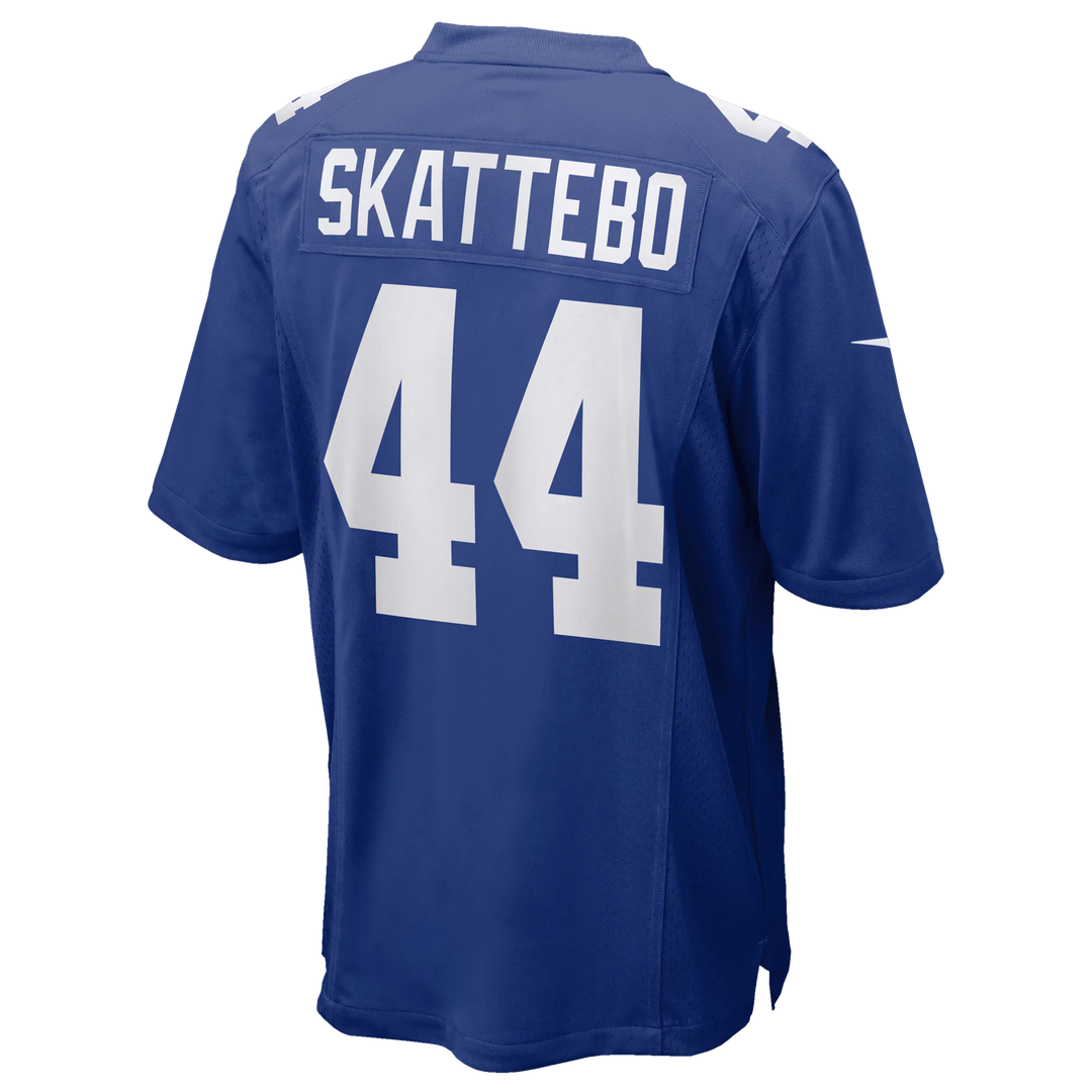 New York Giants Cam Skattebo Nike White Game Jersey