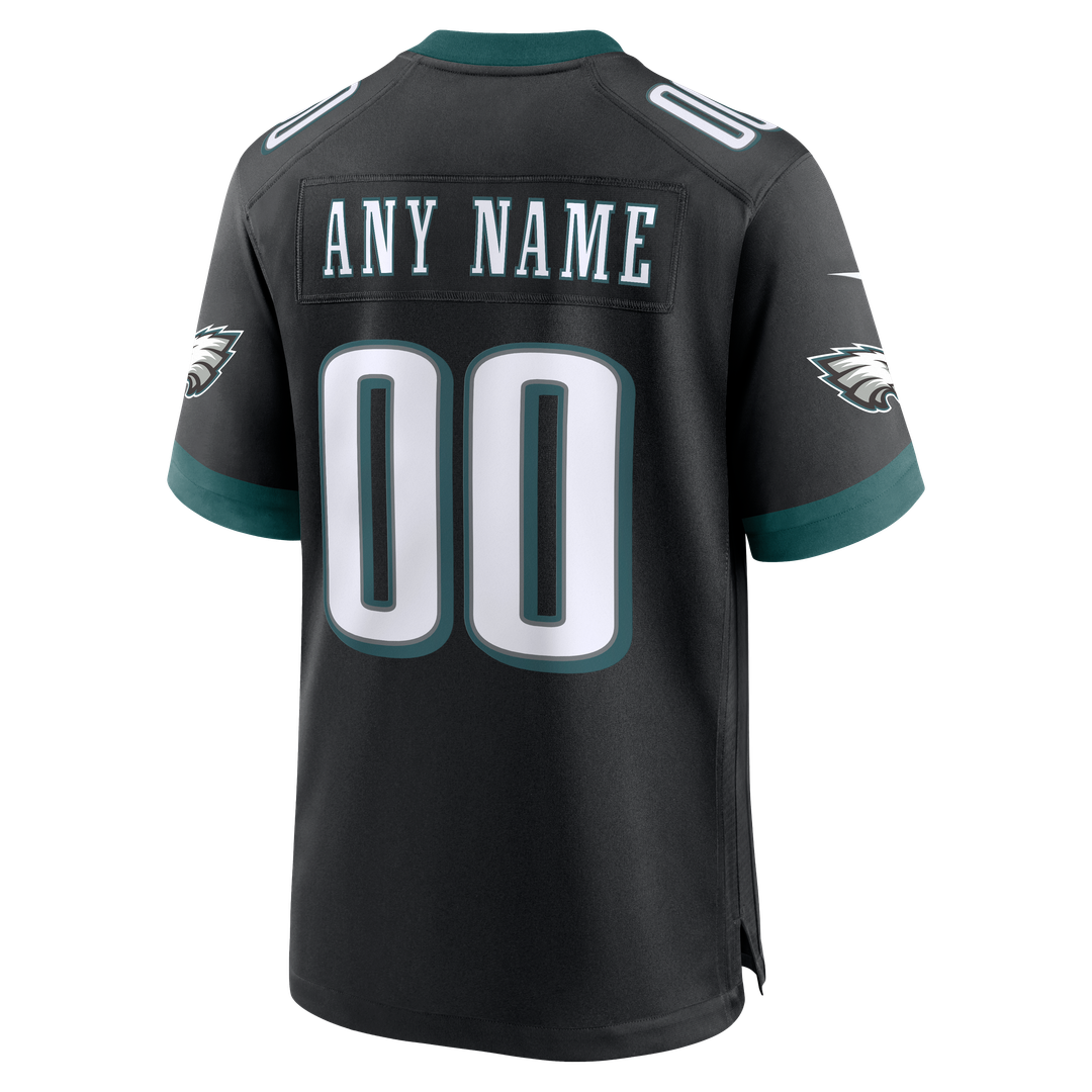 Philadelphia Eagles Nike White White Custom Game Jersey